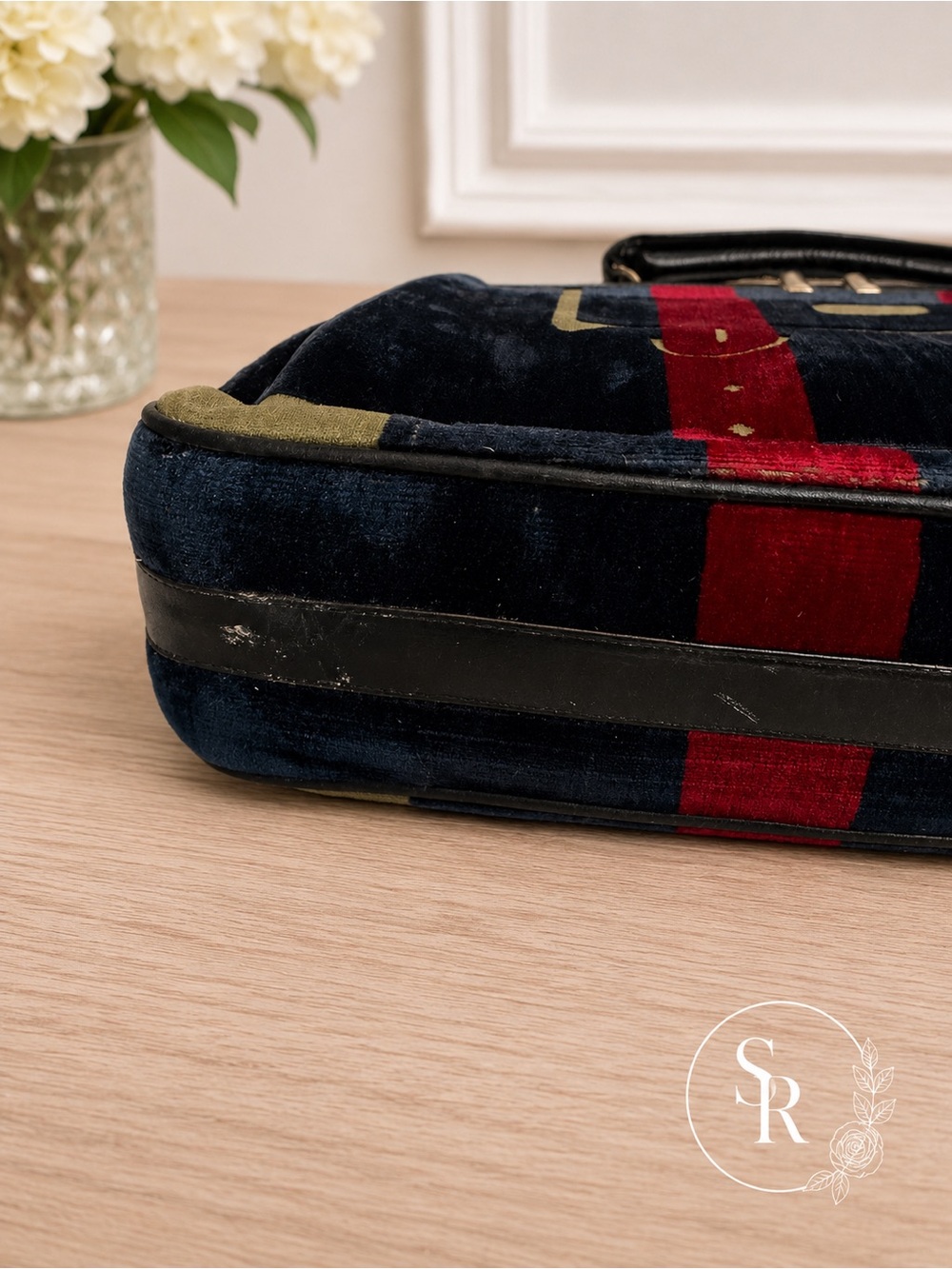 VTG Roberta di Camerino Bagonghi Velvet Doctor Bag Complete Italy Rare - Picture 9 of 12